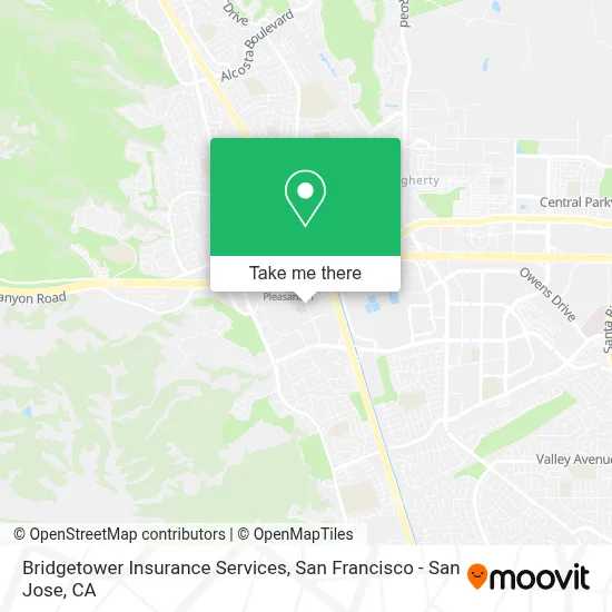 Bridgetower Insurance Services map