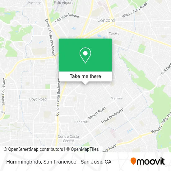 Hummingbirds map
