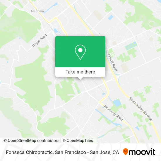 Fonseca Chiropractic map