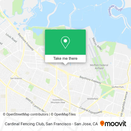 Cardinal Fencing Club map