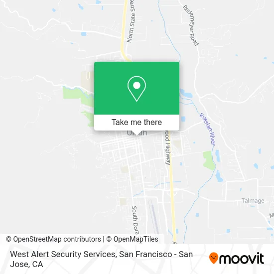 West Alert Security Services map