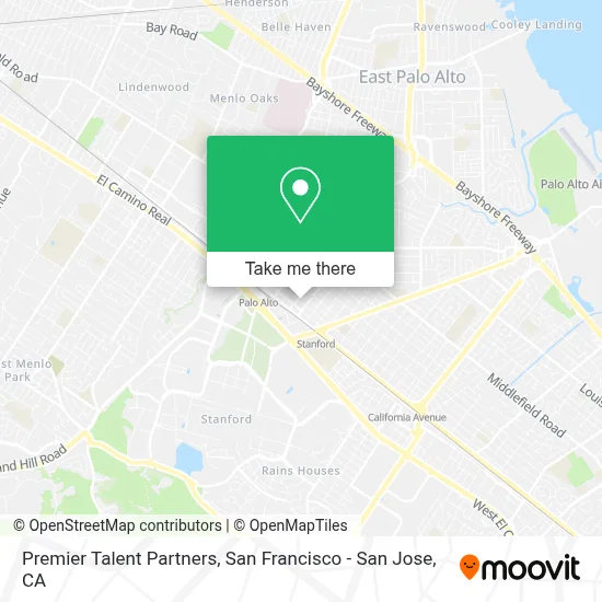Premier Talent Partners map