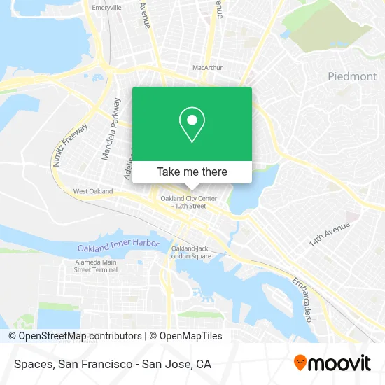 Spaces map