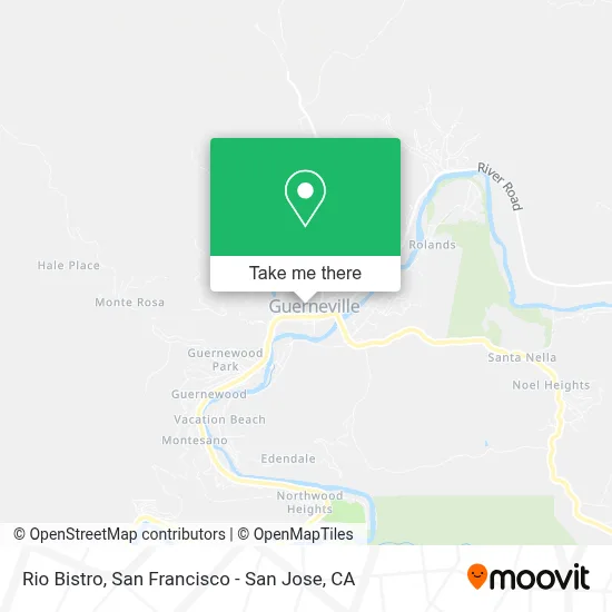 Rio Bistro map