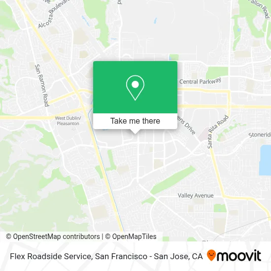 Flex Roadside Service map