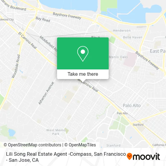 Lili Song Real Estate Agent -Compass map