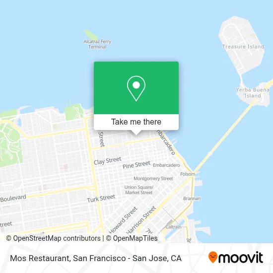 Mos Restaurant map