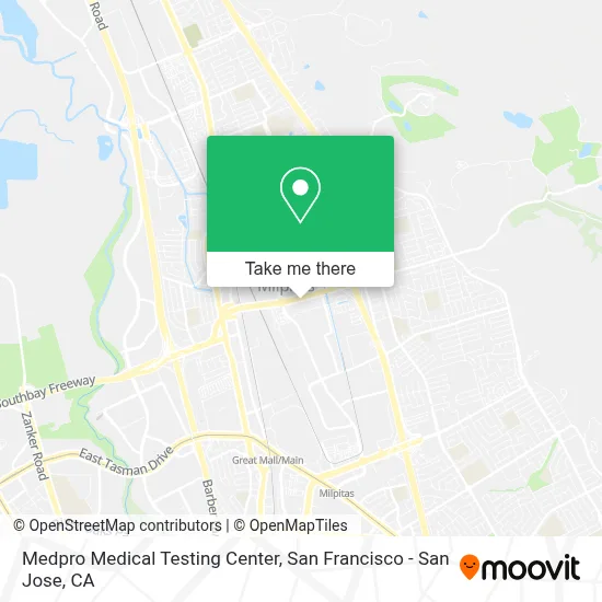 Medpro Medical Testing Center map