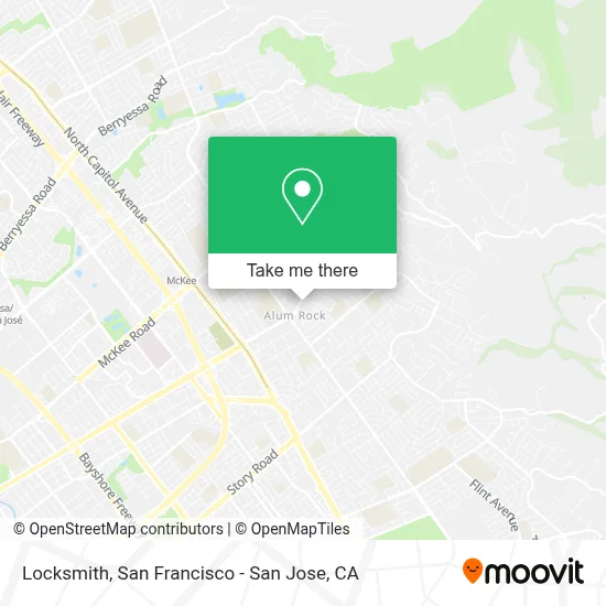 Locksmith map