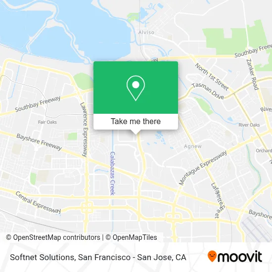 Softnet Solutions map
