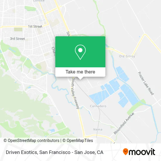 Driven Exotics map