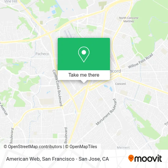 American Web map