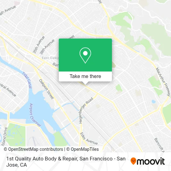 1st Quality Auto Body & Repair map