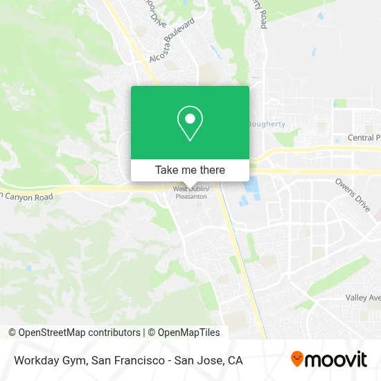 Workday Gym map