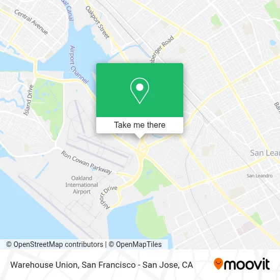Warehouse Union map