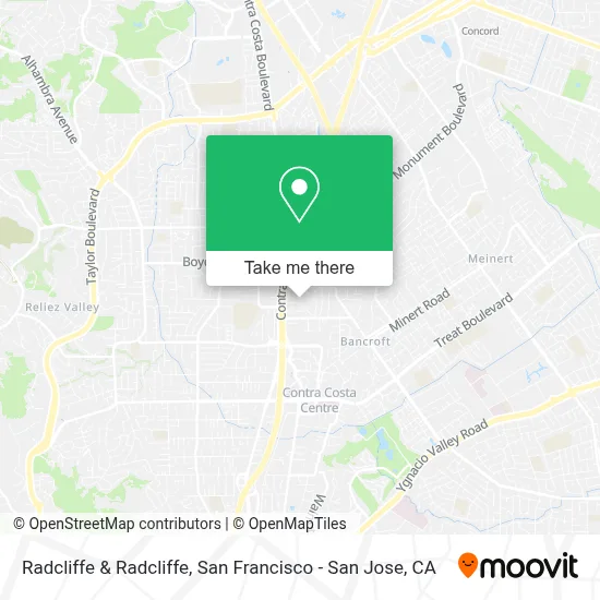 Radcliffe & Radcliffe map