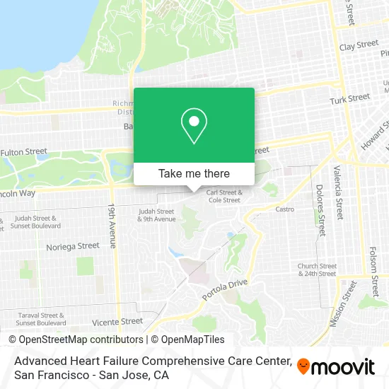 Advanced Heart Failure Comprehensive Care Center map