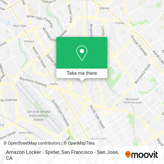 Amazon Locker - Spider map