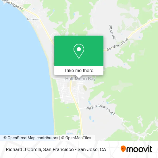 Richard J Corelli map