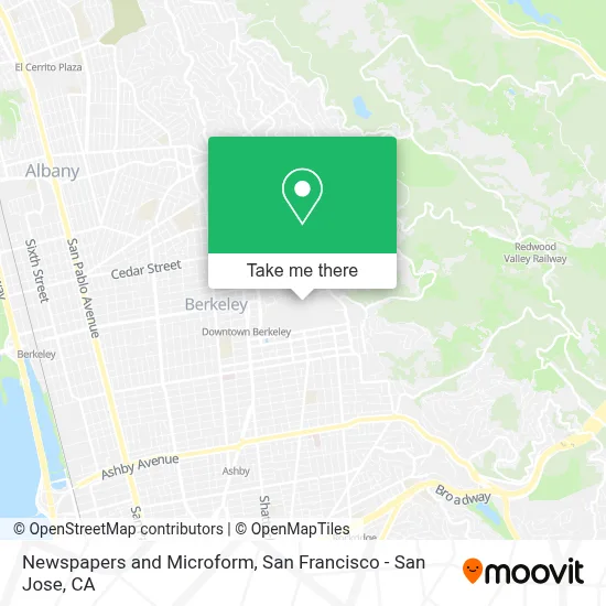 Newspapers and Microform map