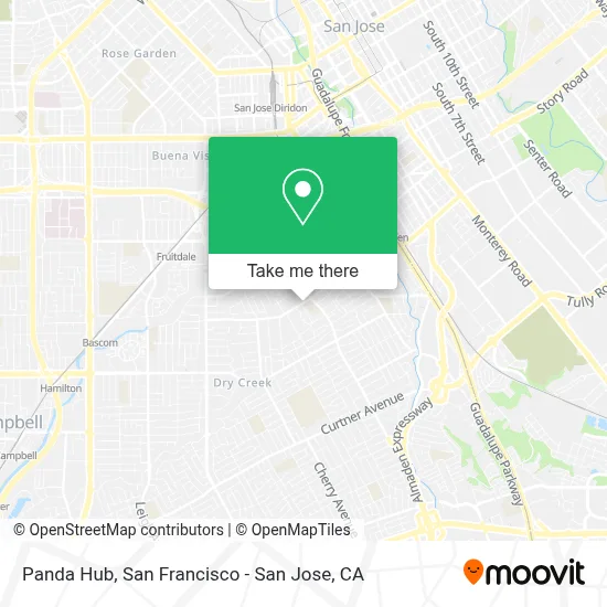 Panda Hub map
