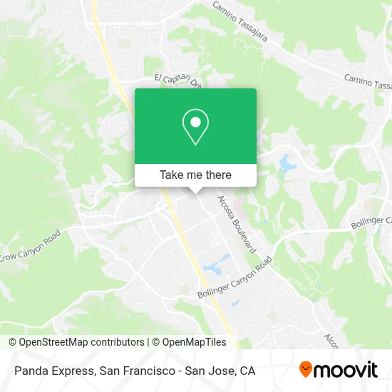 Panda Express map