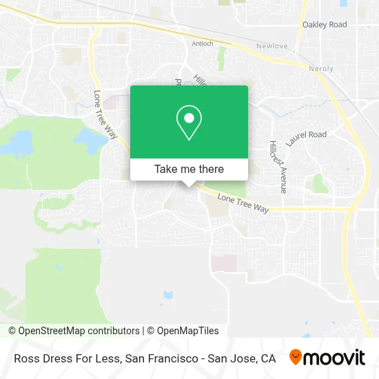 Ross Dress For Less map