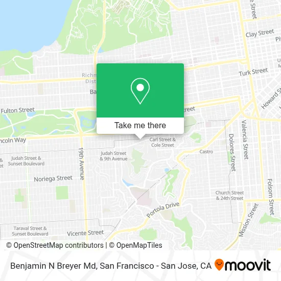 Benjamin N Breyer Md map