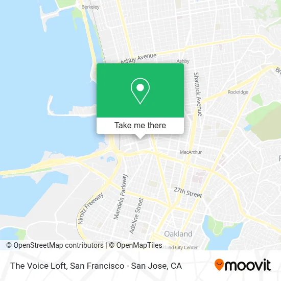 The Voice Loft map