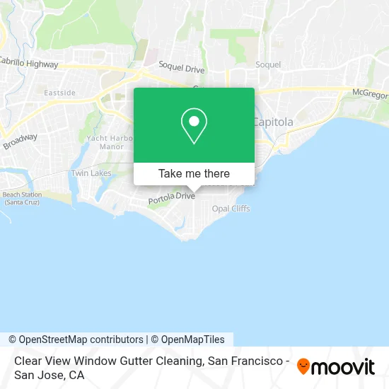 Clear View Window Gutter Cleaning map