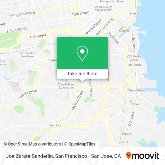 Joe Zarate-Sanderlin map