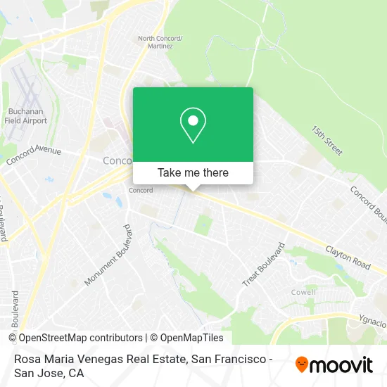 Rosa Maria Venegas Real Estate map