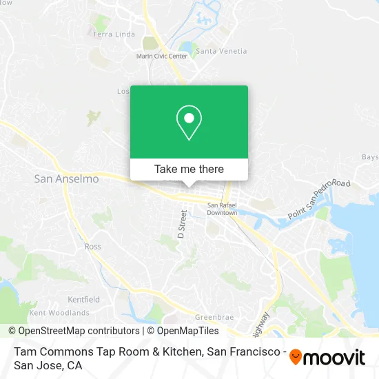 Tam Commons Tap Room & Kitchen map
