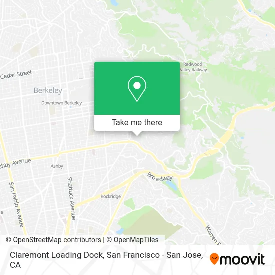 Claremont Loading Dock map