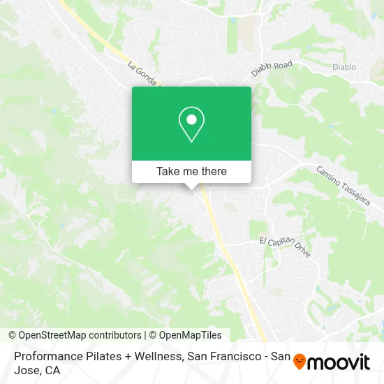 Proformance Pilates + Wellness map