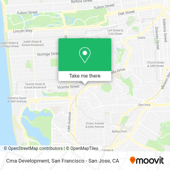 Cma Development map