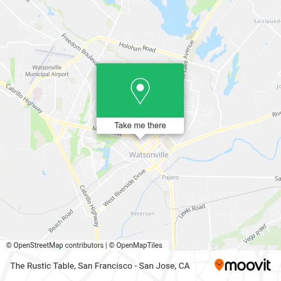 The Rustic Table map