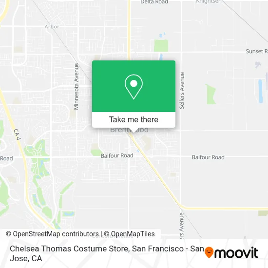 Chelsea Thomas Costume Store map