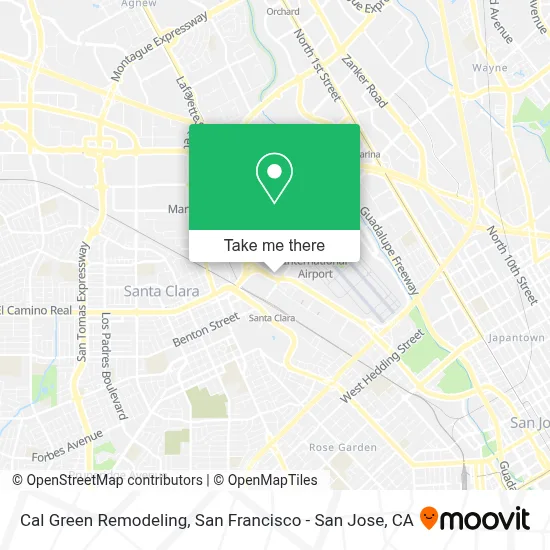 Cal Green Remodeling map