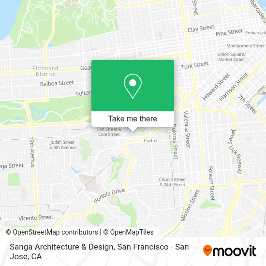 Sanga Architecture & Design map