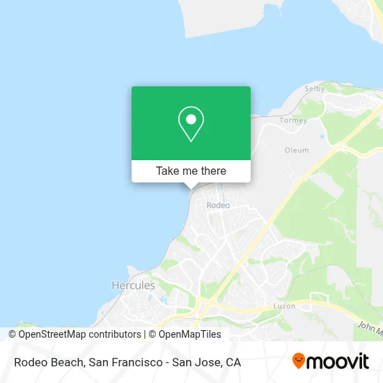 Rodeo Beach map