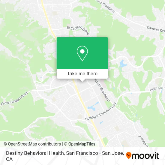Destiny Behavioral Health map