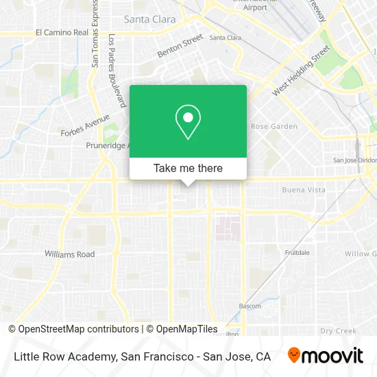 Little Row Academy map