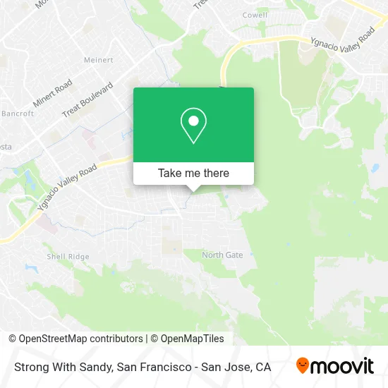 Strong With Sandy map