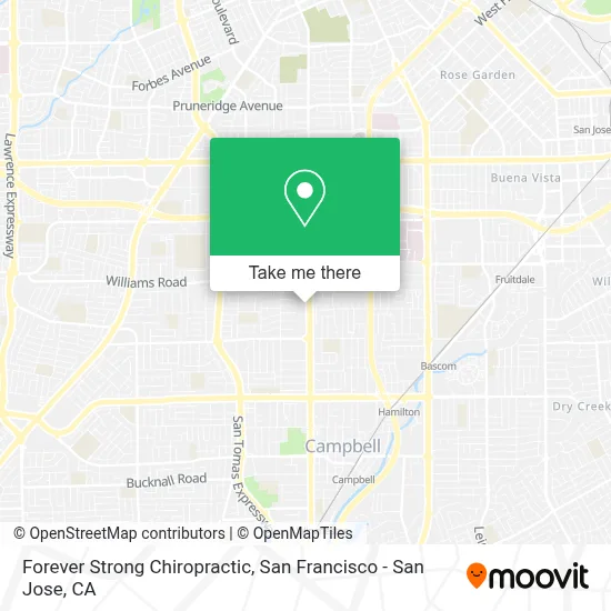 Forever Strong Chiropractic map