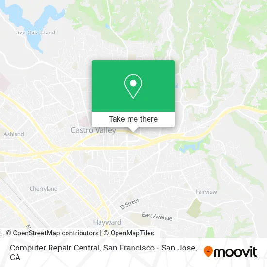 Computer Repair Central map