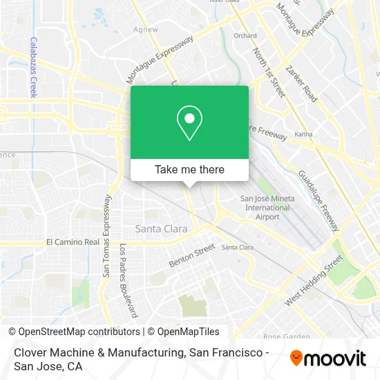Clover Machine & Manufacturing map