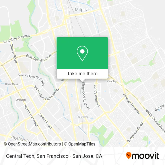 Central Tech map