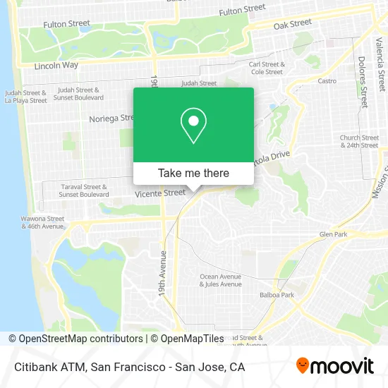 Citibank Atm map