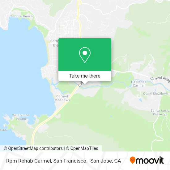 Rpm Rehab Carmel map